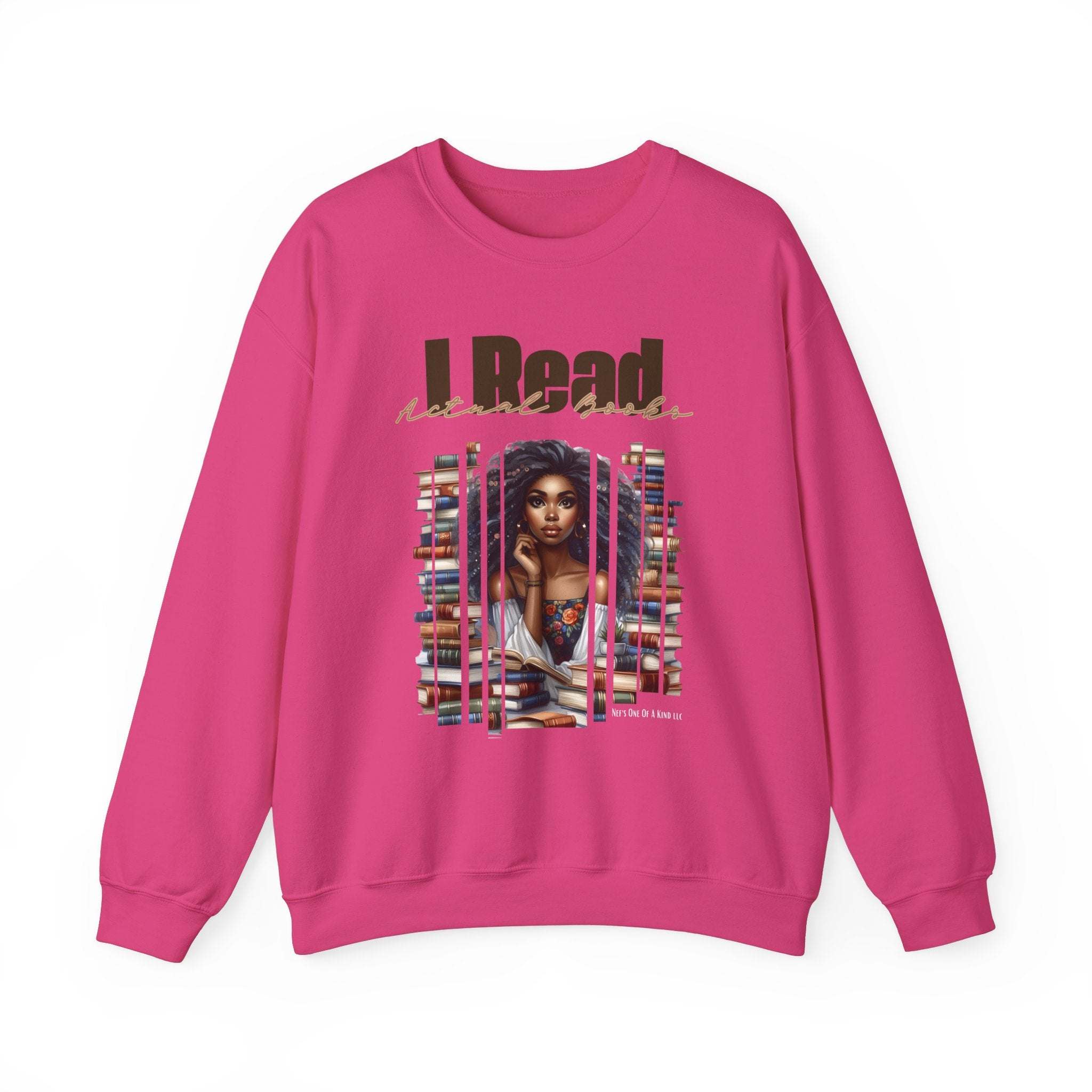 read actual books Unisex Heavy Blend™ Crewneck Sweatshirt